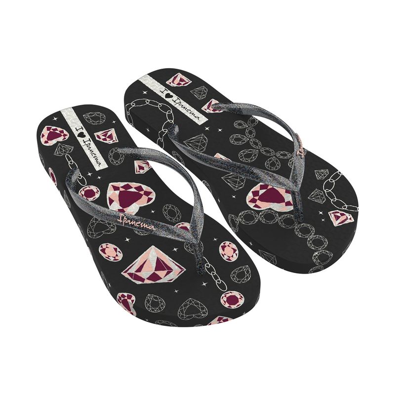 IPANEMA - SANDALIAS MUJER NEGRO IPANEMA I LOVE SHINE FEM 27258-BF428