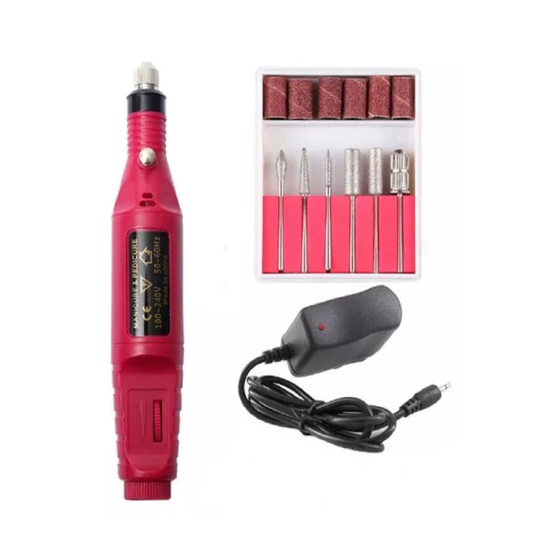 GENERICO - Kit Pulidor de Uñas Electrico para Pedicure y Manicure
