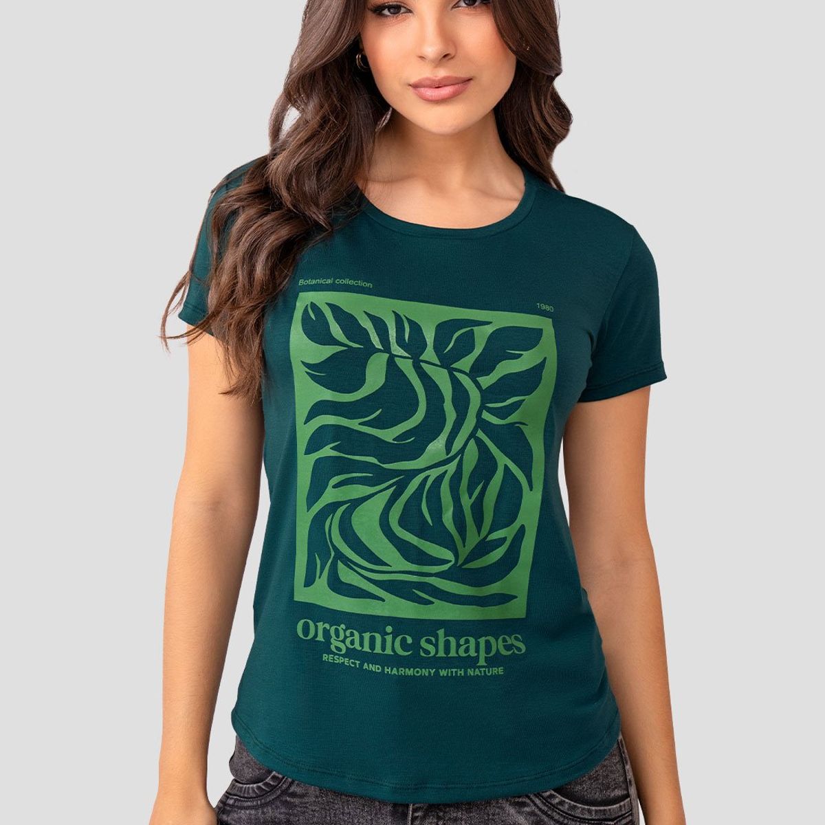 MARKETING PERSONAL - Camiseta Mujer Verde Mp 105093