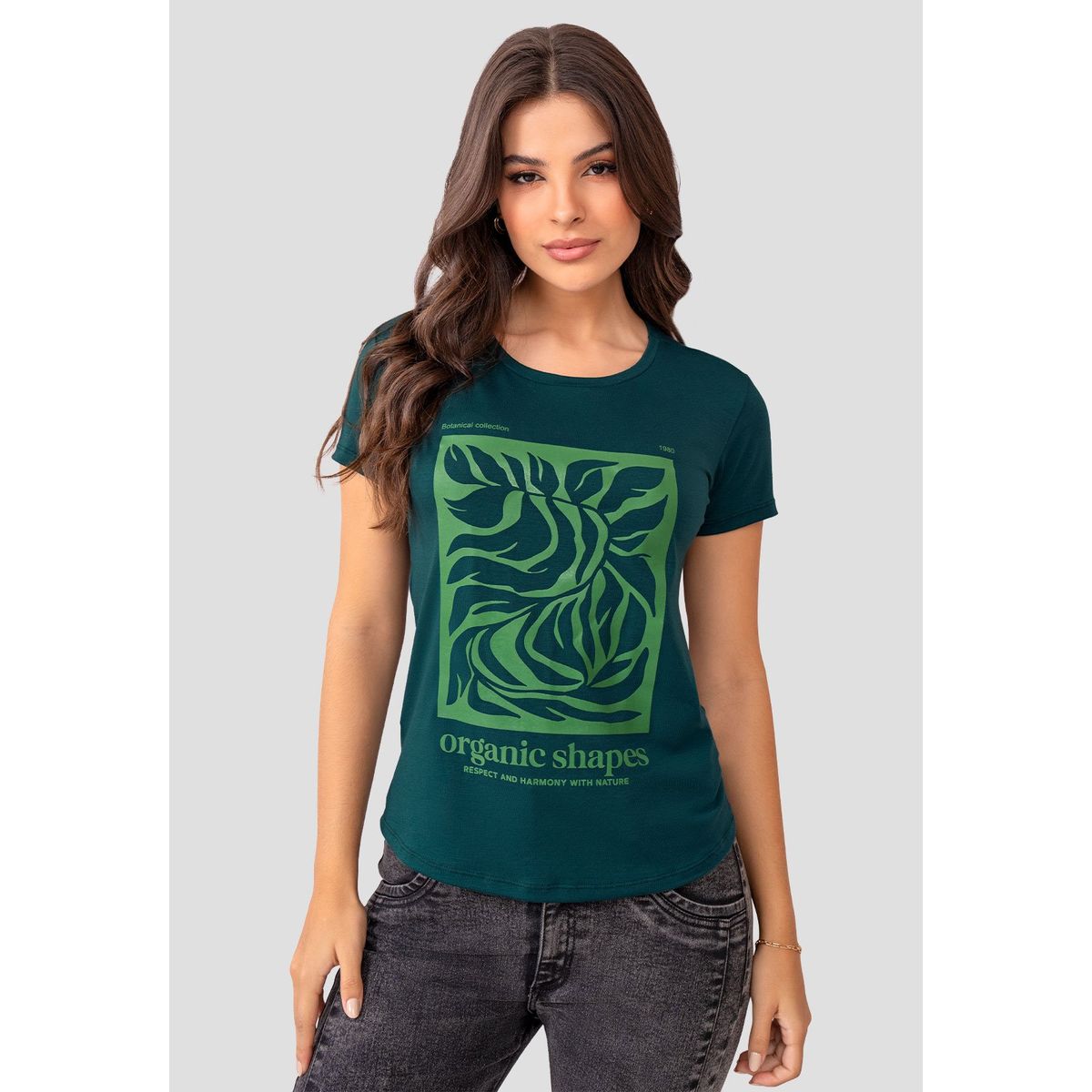 MARKETING PERSONAL - Camiseta Mujer Verde Mp 105093