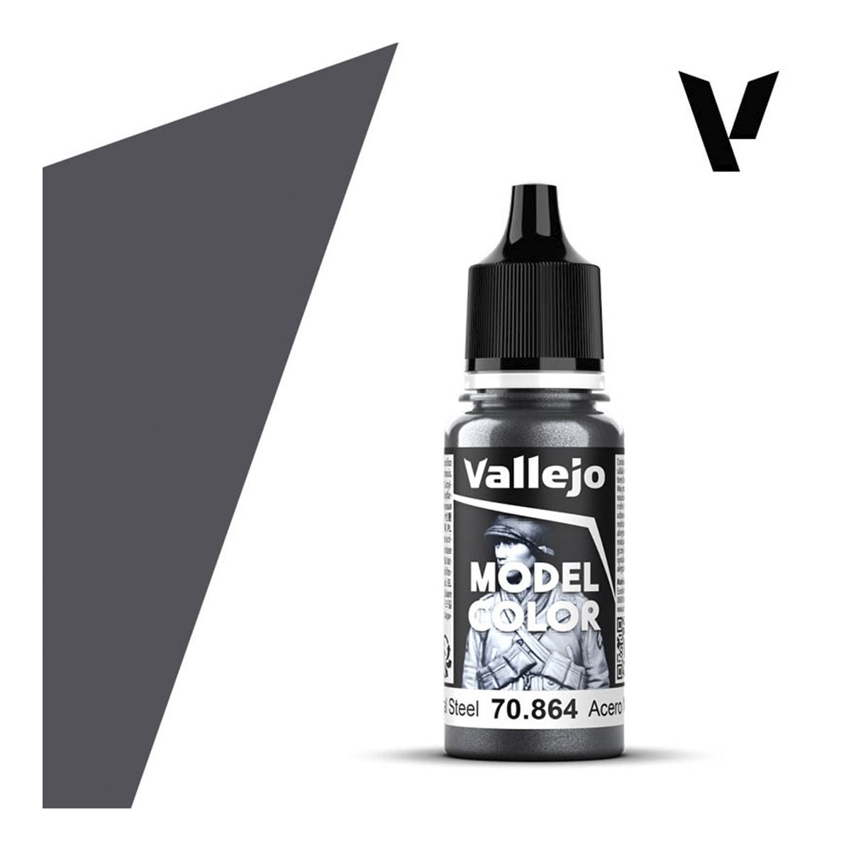 GENERICO - Model Color 18 ml 70864 Acero Natural Acrilico Vallejo