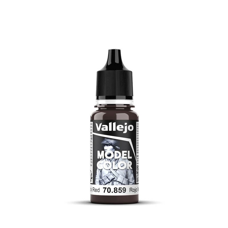 GENERICO - Model Color 18 ml 70859 Rojo Negro Acrilico Vallejo