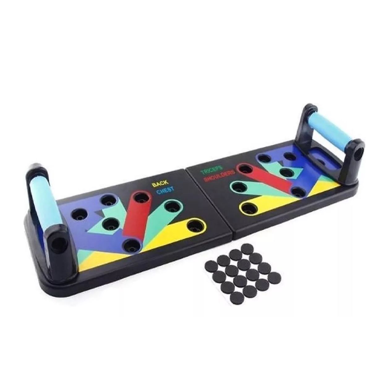 GENERICO - Tabla Para Flexiones Codificada Con Colores Ejercicios Gym