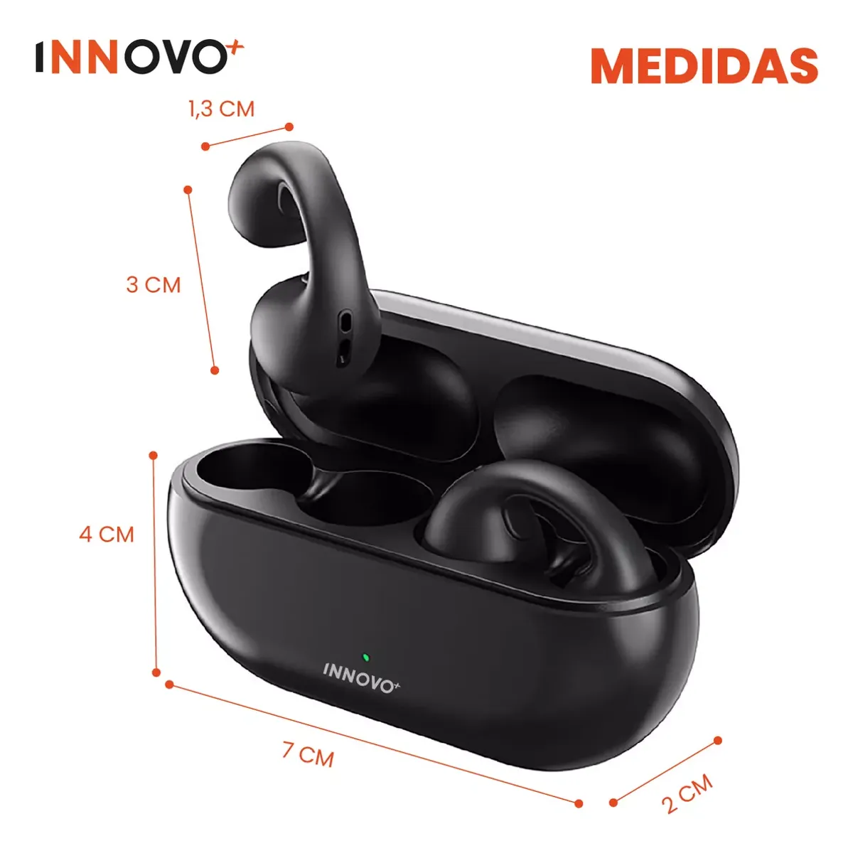 GENERICO - Audifonos Recargable Bluetooth Earcuffs Conduccion Osea