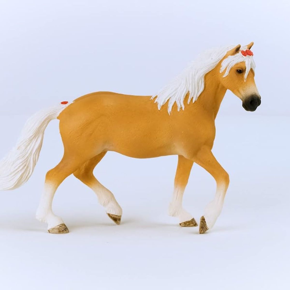 JUGANDO Y EDUCANDO - Figura Coleccionable Yegua Haflinger Pintada A Mano Schleich