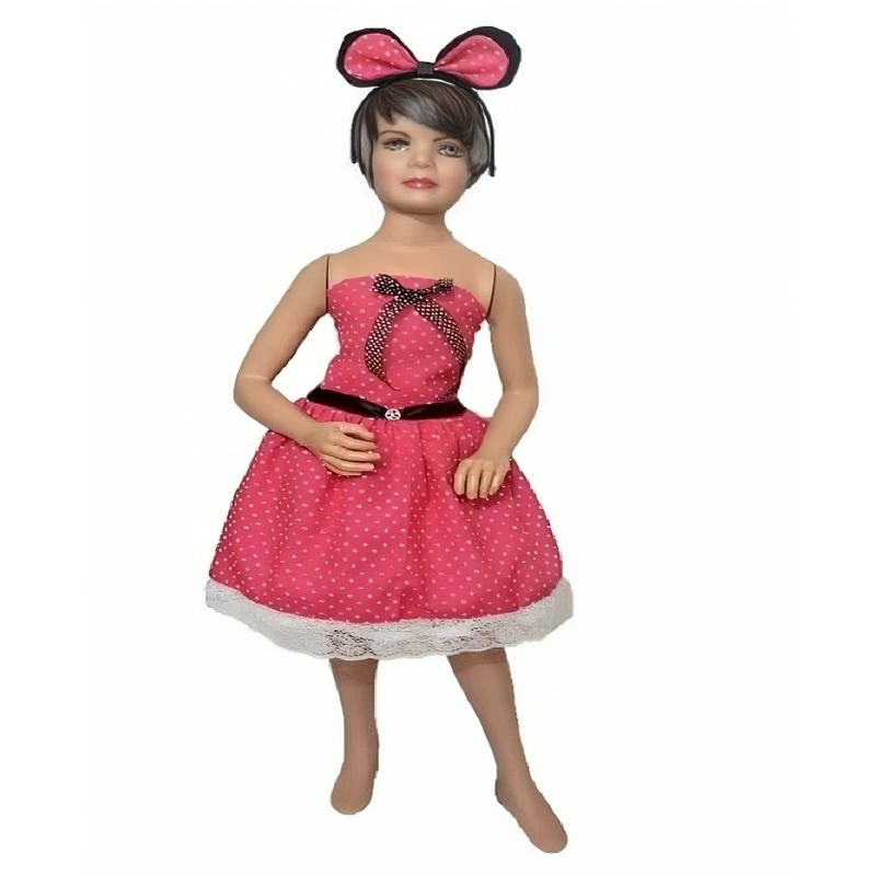 VANIDADES COLLECTIONS - Disfraz Minnie Disfraz Vestido Para Niña Minnie_.