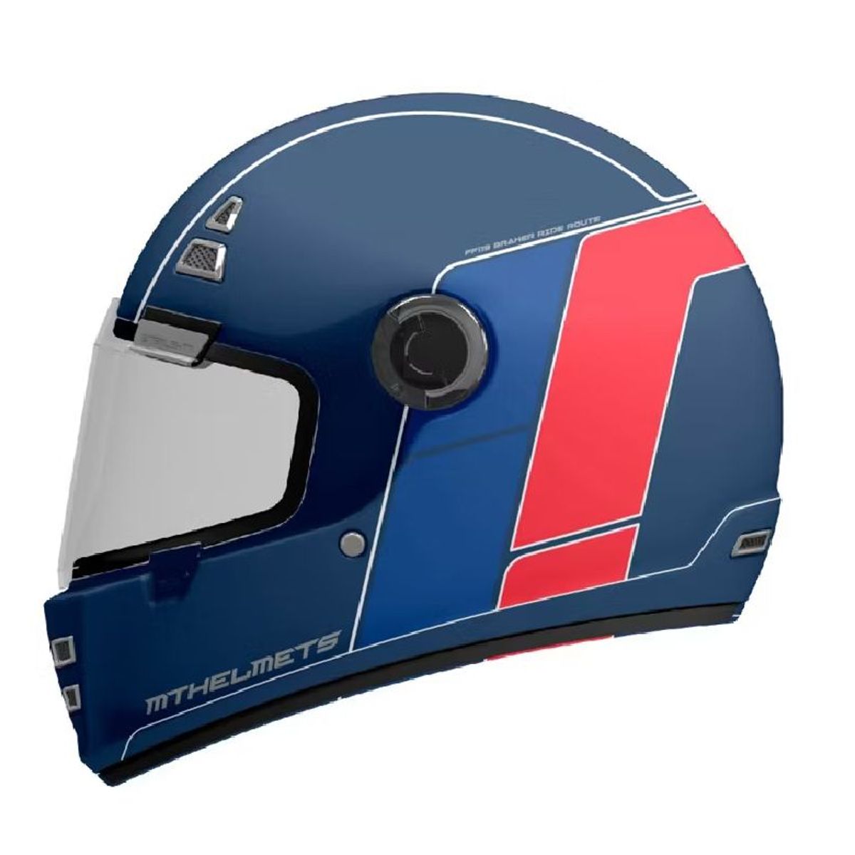 MT HELMETS - CASCO MT JARAMA CERTIFICADO ECE2206  RIDE ROUTE MATE TALL L