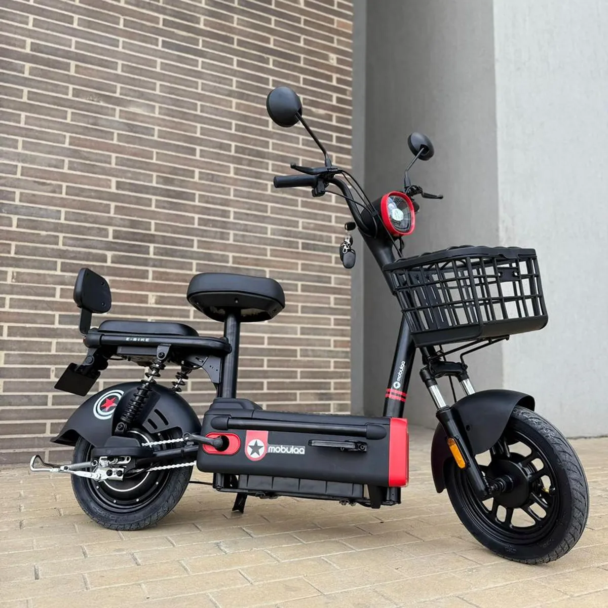 GENERICO - Patineta Scooter Eléctrica Alarma Bloqueo Freno De Disco