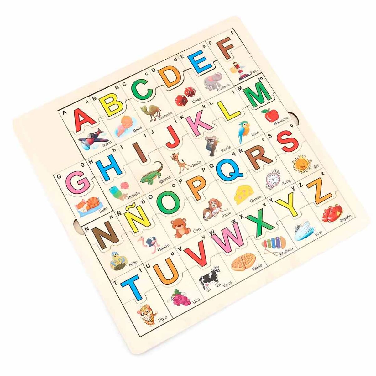 GENERICO - Rompecabezas Didáctico Juego Interactivo Abecedario Colores