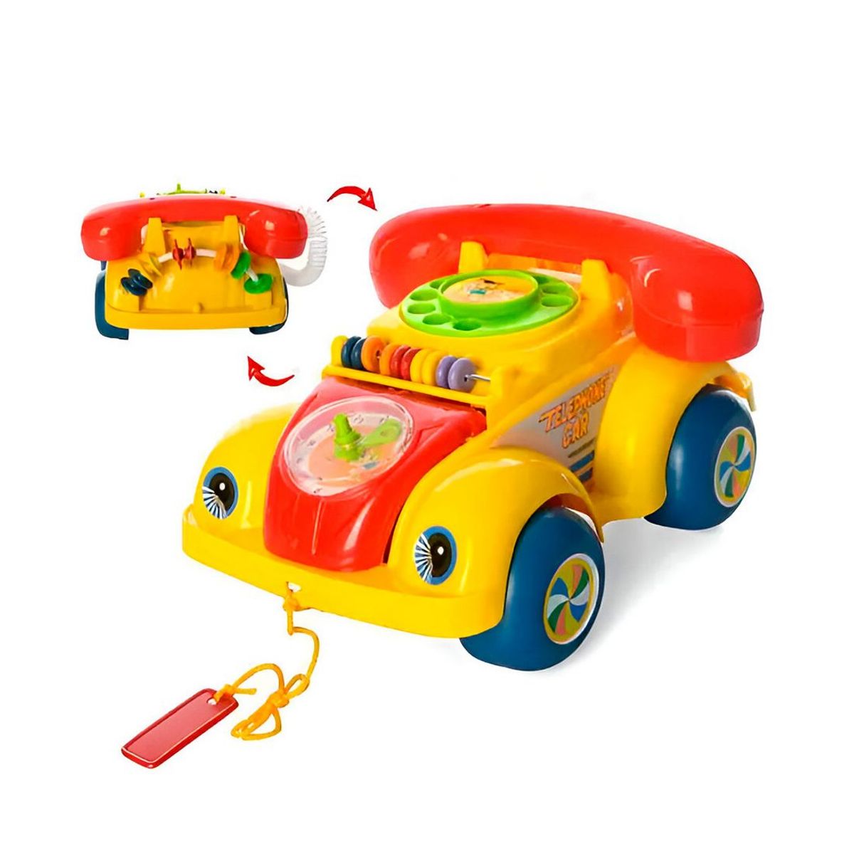 GENERICO - Teléfono Celular Carro Juguete Sonido Campana Interactivo