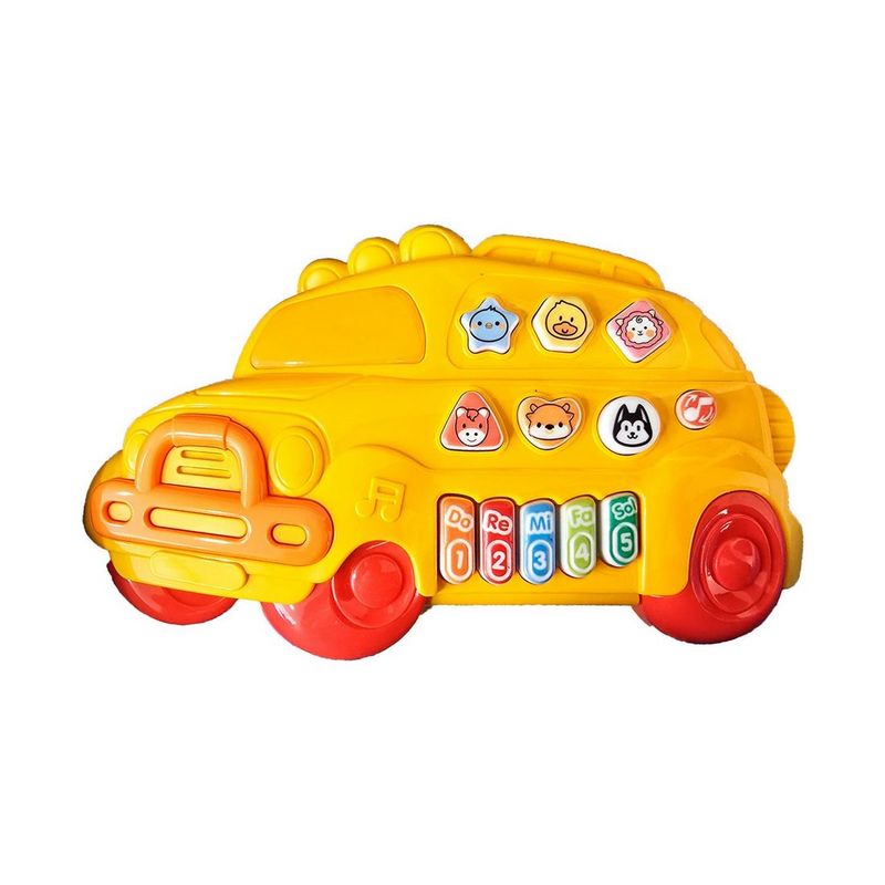 GENERICO - Piano Organeta Musical Carro Bebes Niños Juguete + Baterias