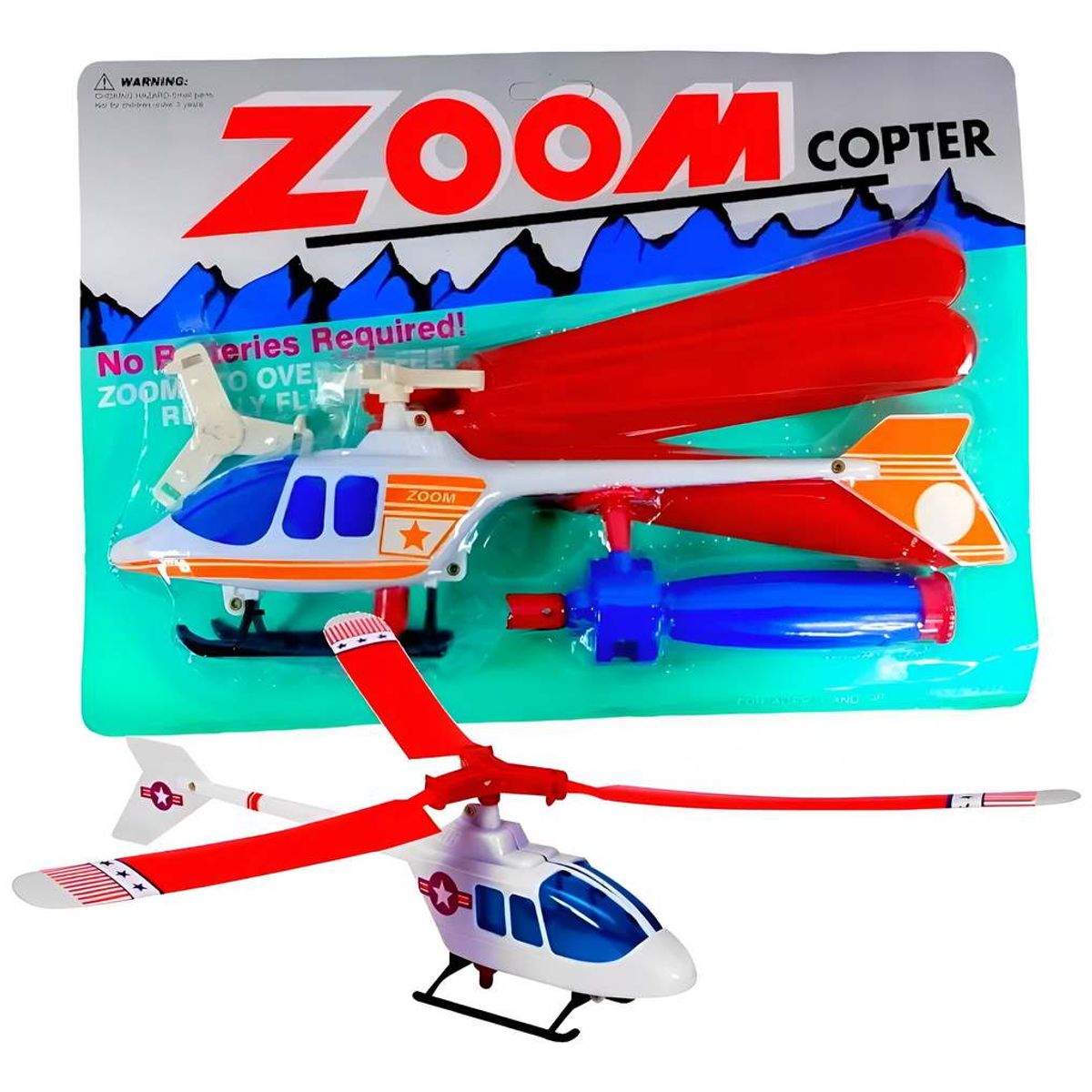 GENERICO - Helicoptero Volador Sistema Impulsado Aerodinamico Juguete