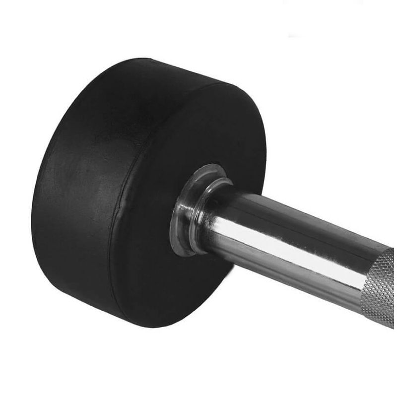GENERICO - BARRA RECTA PESO FIJO ENCAUCHADA 5KG