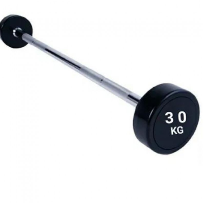 GENERICO - BARRA RECTA PESO FIJO ENCAUCHADO  30KG