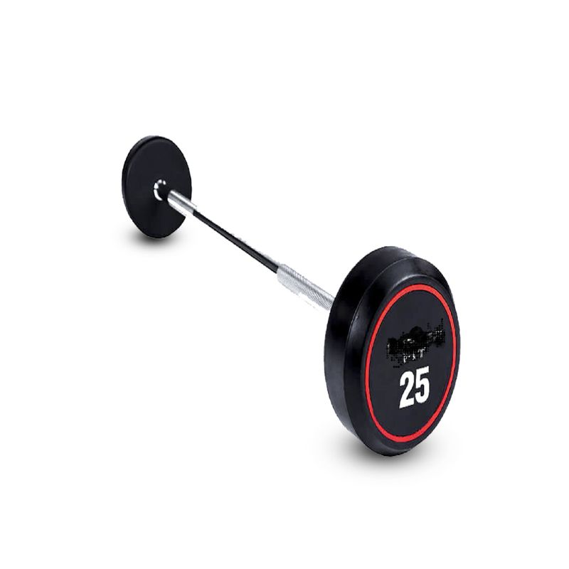 GENERICO - BARRA RECTA PESO FIJO ENCAUCHADA DE 25KG