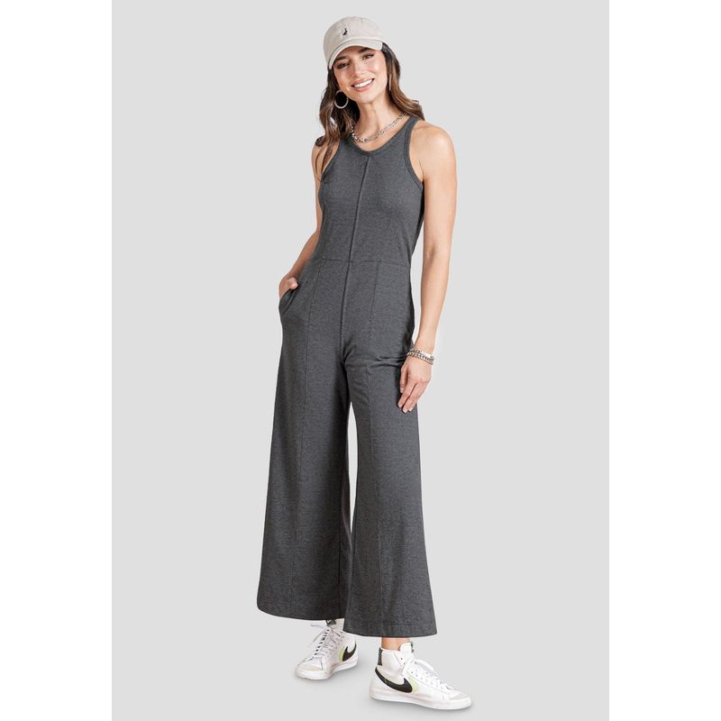 RUTTA - Enterizo Largo Mujer Negro Rutta 105904
