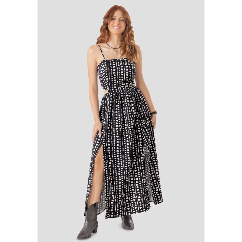 RUTTA - Vestido Largo Mujer Negro Rutta 105899