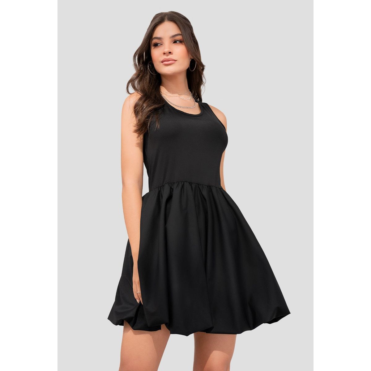 MARKETING PERSONAL - Vestido Corto Mujer Negro Mp 105150