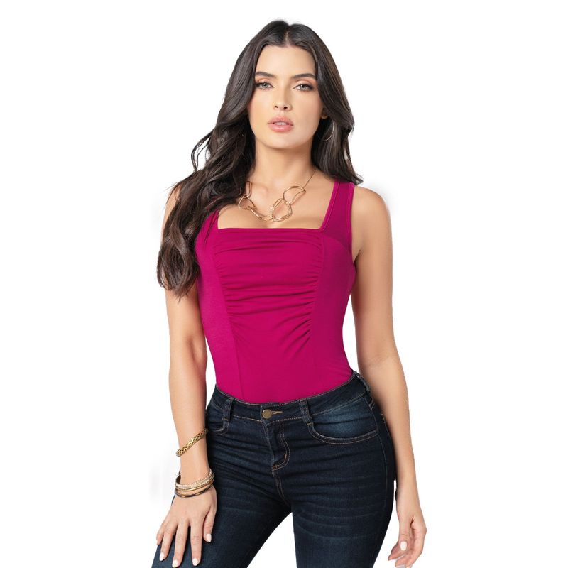 MARKETING PERSONAL - Camiseta Mujer Fucsia Mp 4748