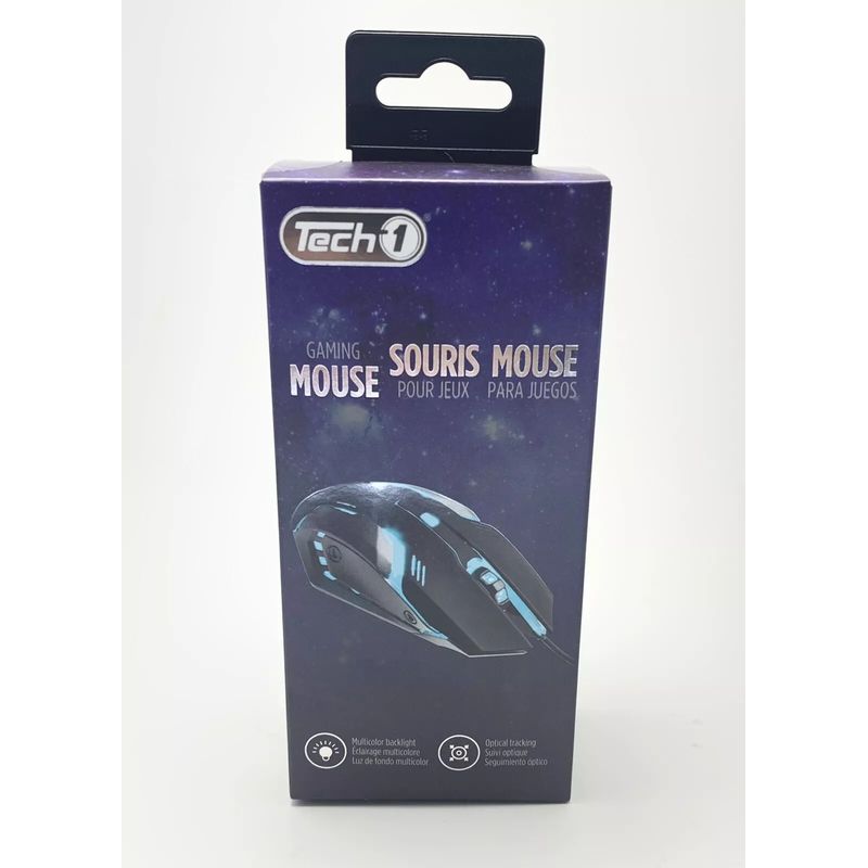 GENERICO - Mouse Gaming Retroliluminado Tech 1 Óptico