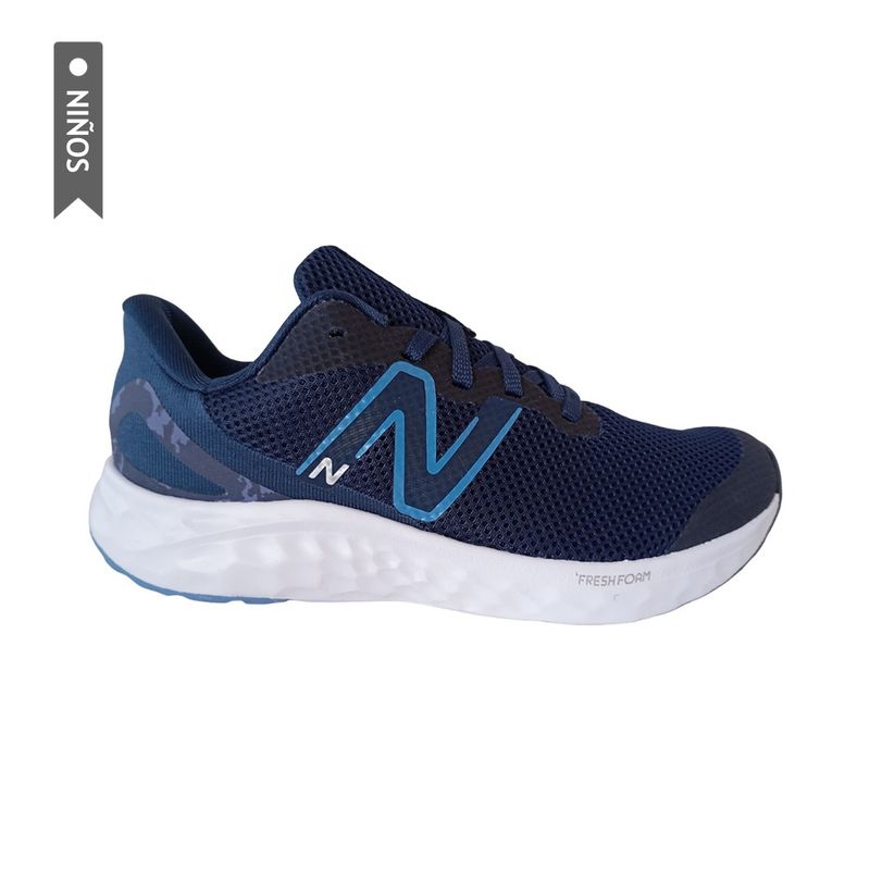 NEW BALANCE - Tenis New Balance Fresh Foam Arishi Niño-Azul
