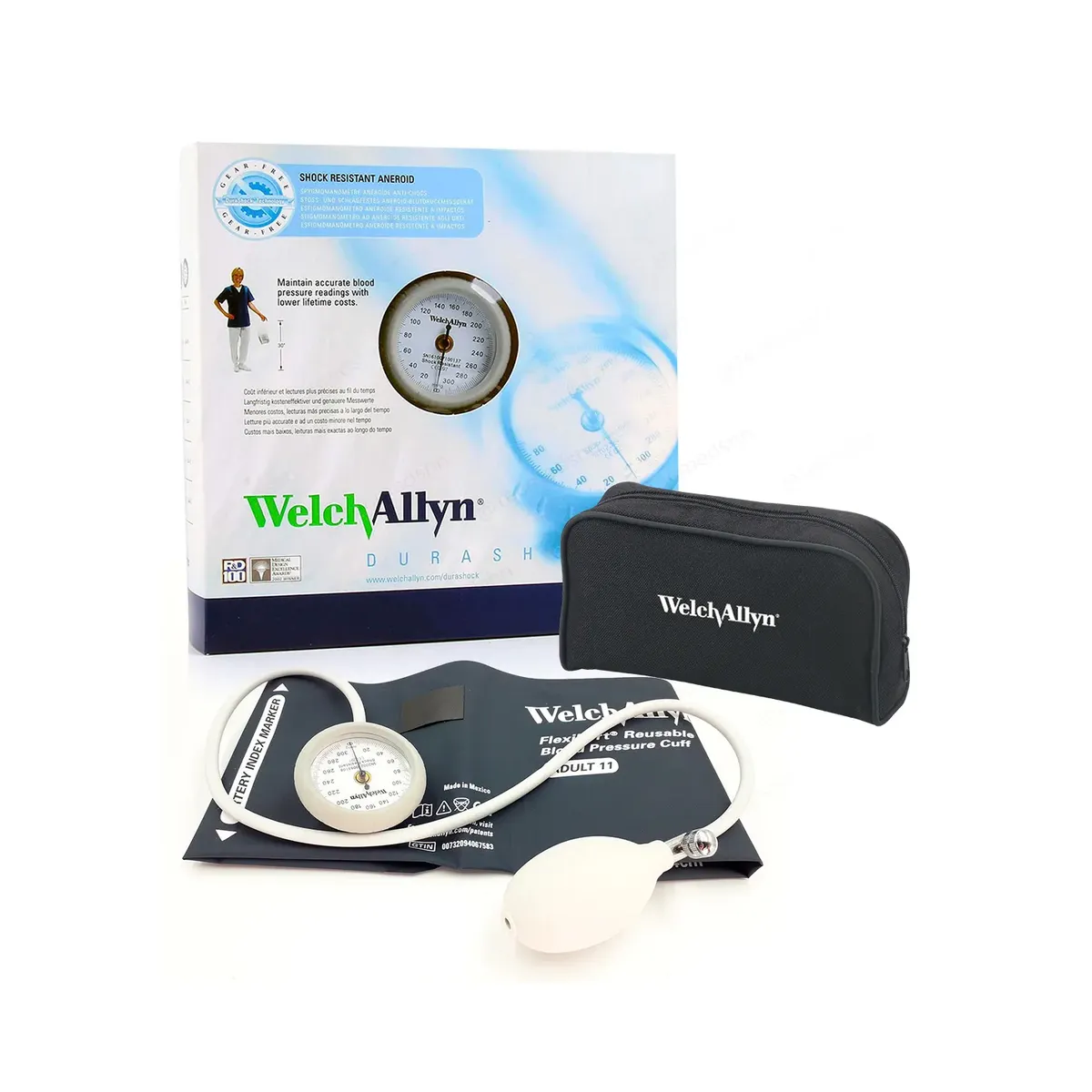 WELCH ALLYN - Tensiometro Aneroide Welch Allyn Durashock Ds44-11 + Estuche