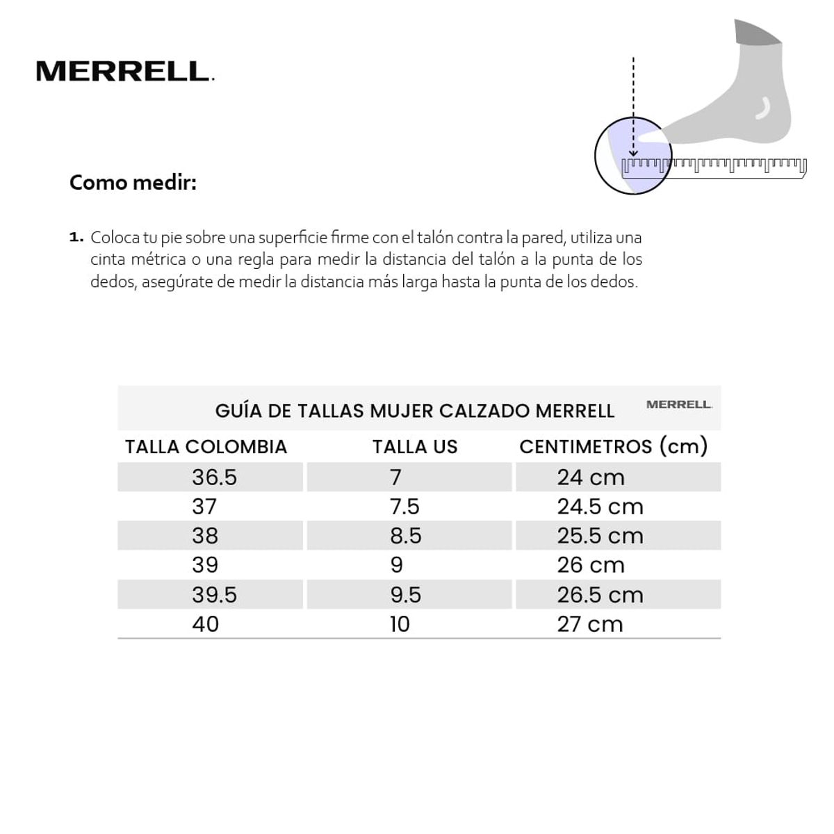 MERRELL - Tenis Merrell Marble W Mujer-Beige