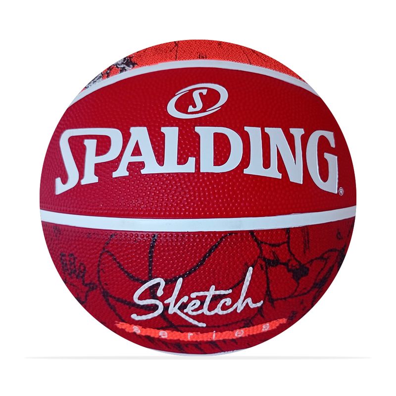 SPALDING - Balon Spalding De Basketball Sketch Dribble #7-Rojo