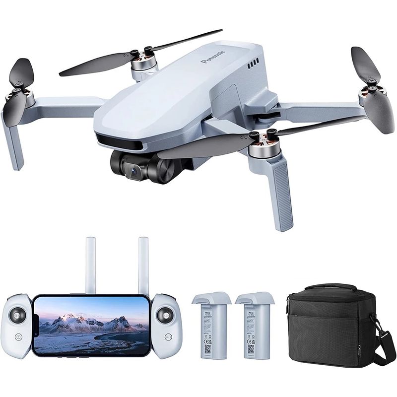 GENERICO - Drone Atom Potensic SE Camara 4k 12mp, Gps, 4km  X 2 Bateria