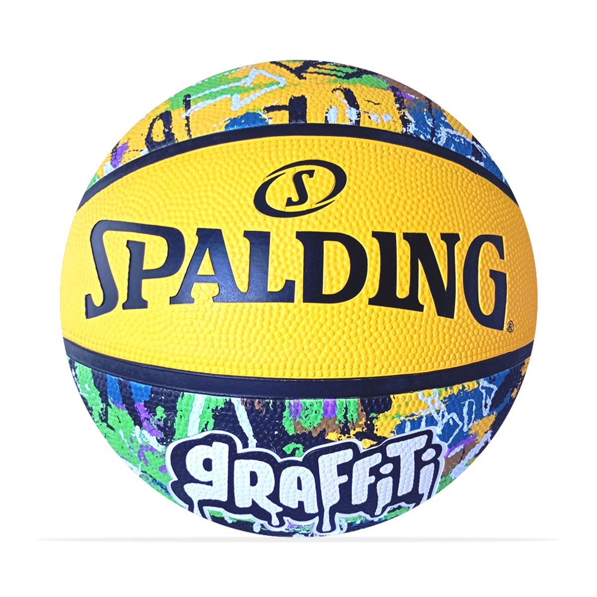 SPALDING - Balon Spalding De Basketball Graffiti #7-Amarillo