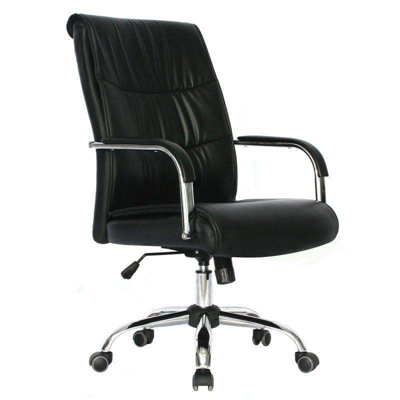 GENERICO - Silla Para Oficina Ergonomica Alaska Negra Basculante