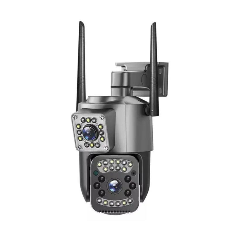 GENERICO - Cámara Ip Exterior Doble Lente Wifi Movimiento Nocturna