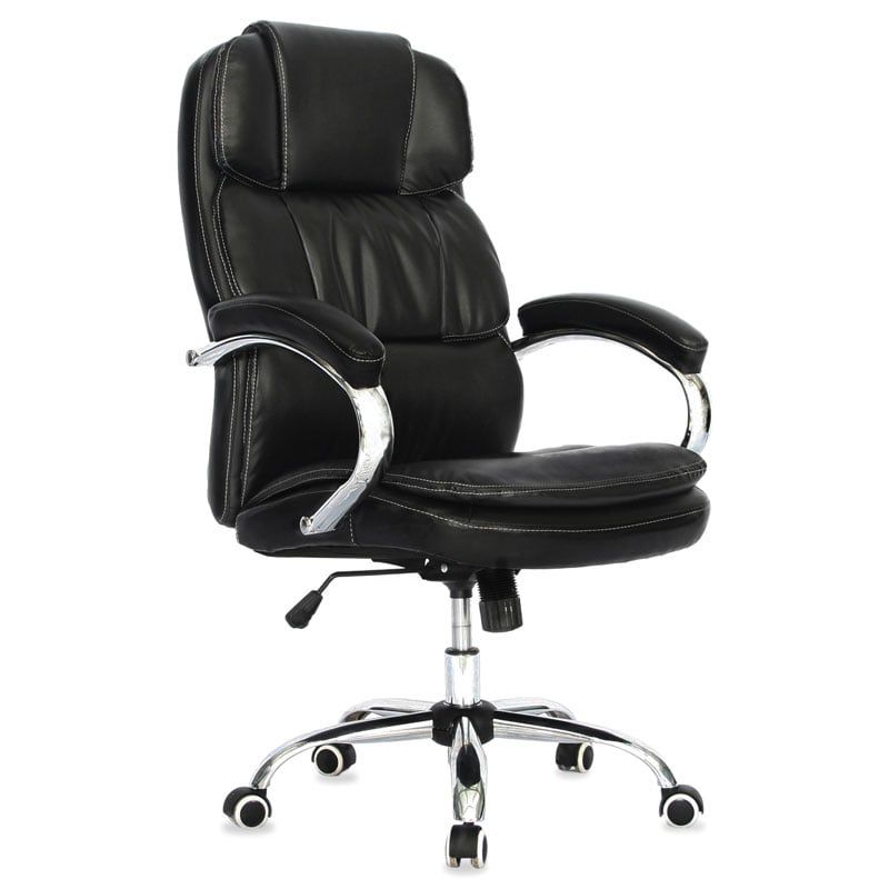 GENERICO - Silla Dayzok Oficina Ergonómica Tapizada En Cuero Sintético