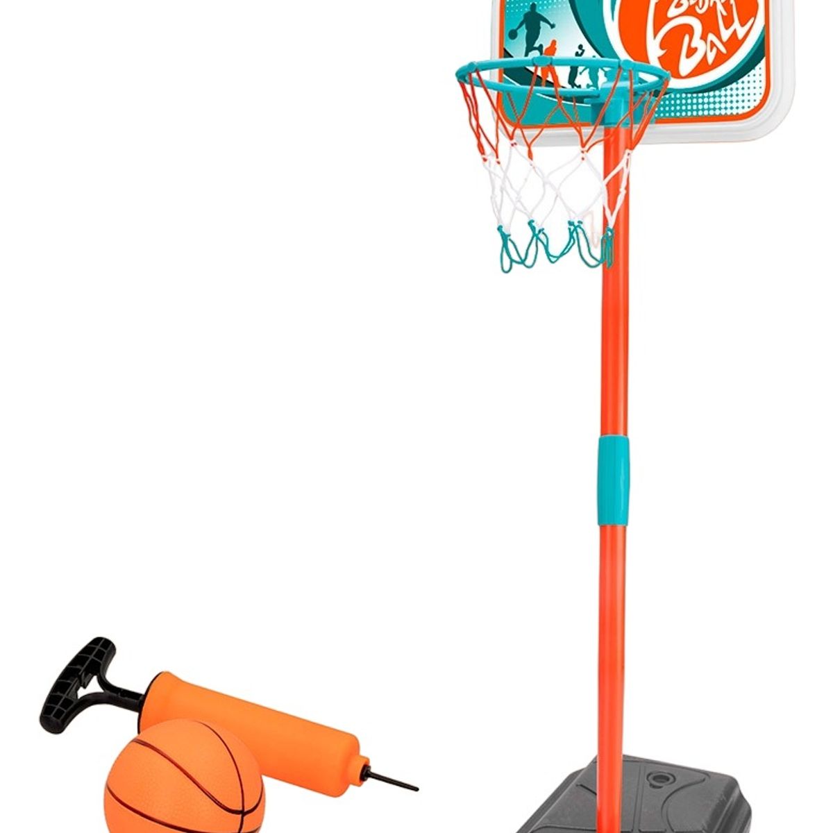 GENERICO - Aro Basketball Cancha Baloncesto Tablero Canasta Desarmable