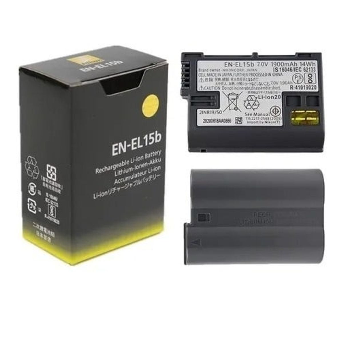 NIKON - Batería Cámara Nikon En-el15 D7200 D7500 D500 D750