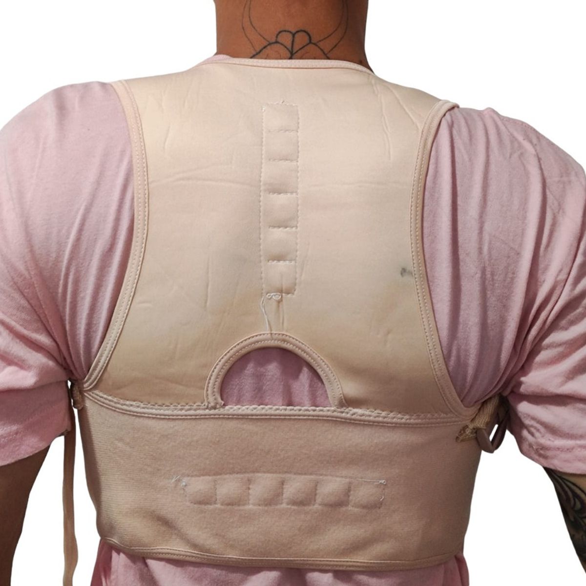 GENERICO - Faja Corrector Postura Dolor Espalda Lumbar Hombros Cuello