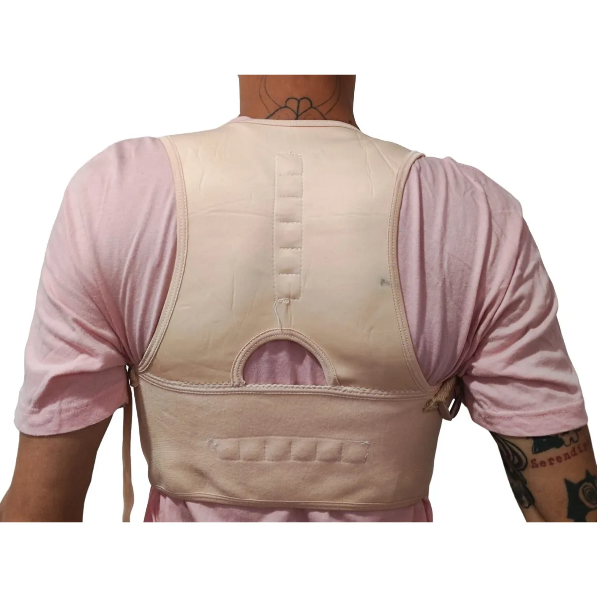 GENERICO - Faja Corrector Postura Dolor Espalda Lumbar Hombros Cuello