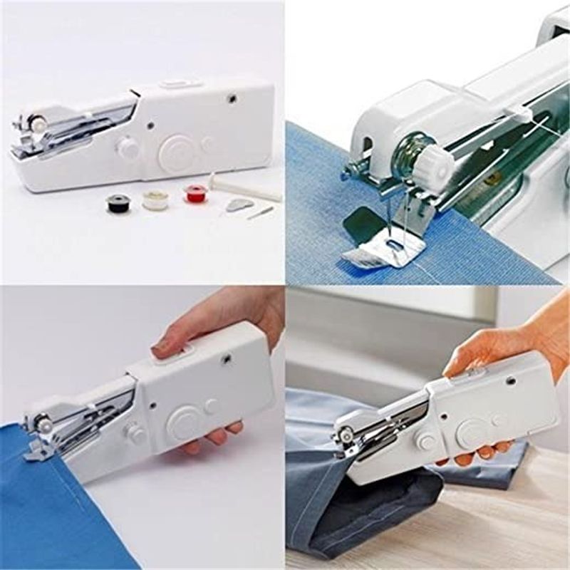 GENERICO - Mini Máquina Coser Eléctrica Mano Inalámbrica Portatil