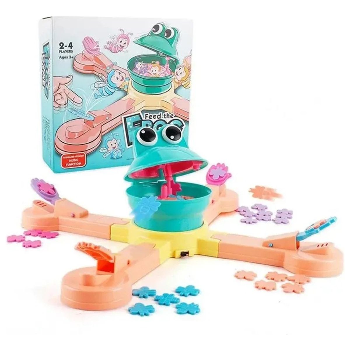 GENERICO - Juego Mesa Alimentar Rana Juguete Didáctico Amigos Familia