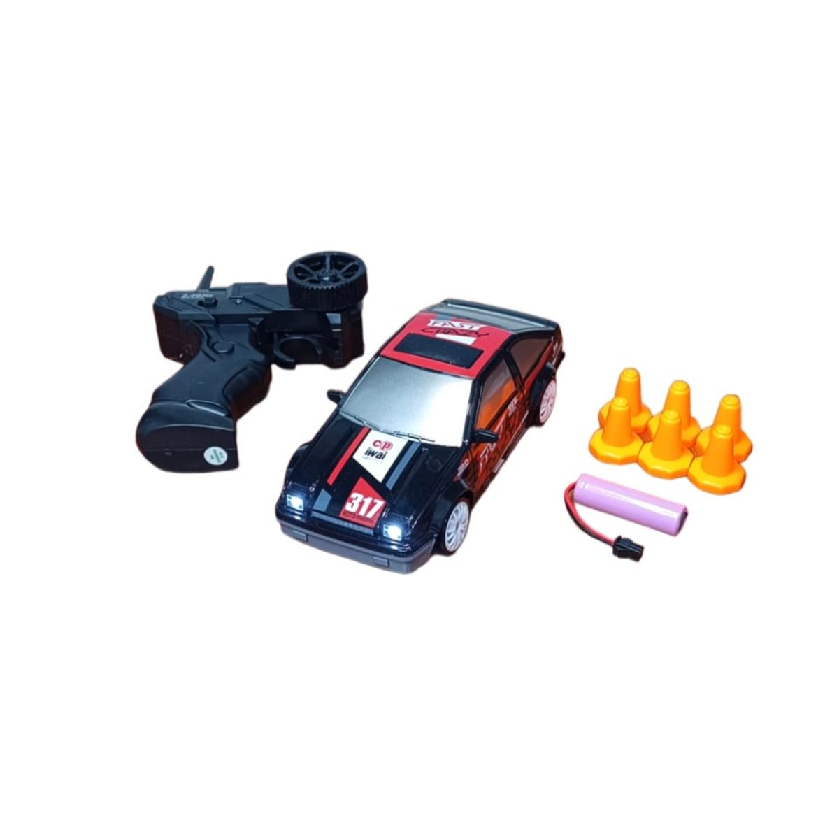 GENERICO - Carro Coche Rc Radio Control Remoto Drift 4wd negro