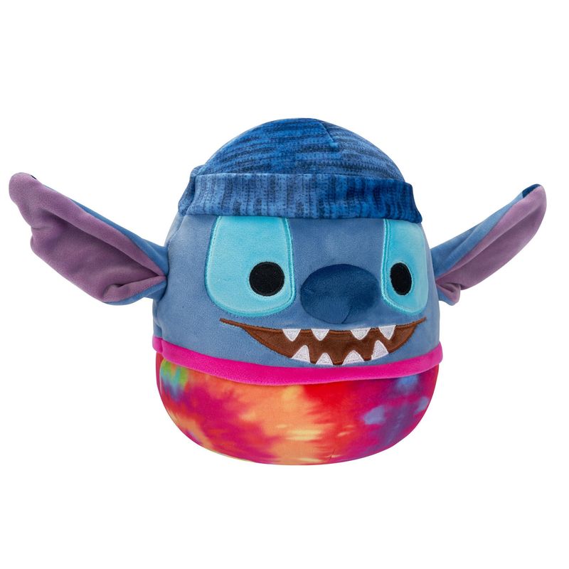 DISNEY - Peluche Stitch Usando Gorro Y Tie Dye Squishmallows 16Cm
