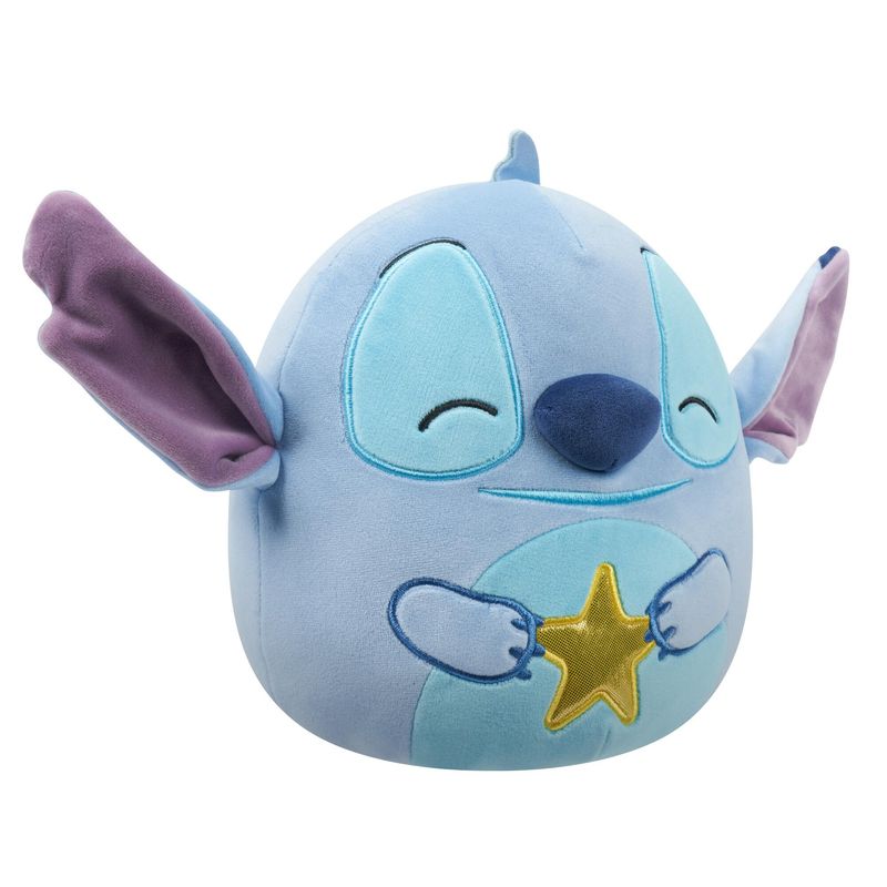 DISNEY - Peluche Disney Stitch Sosteniendo Estrella Squishmallows