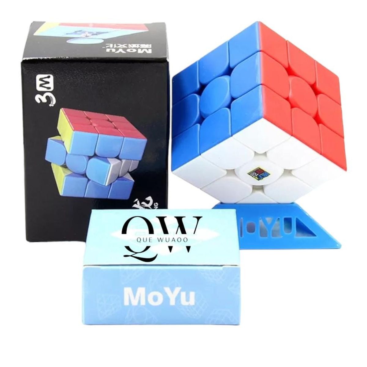 MOYU - Cubo Rubik 3x3 Moyu 3M Meilong Magnético