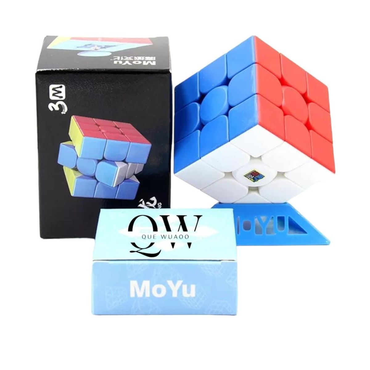 MOYU - Cubo Rubik 3x3 Moyu 3M Meilong Magnético