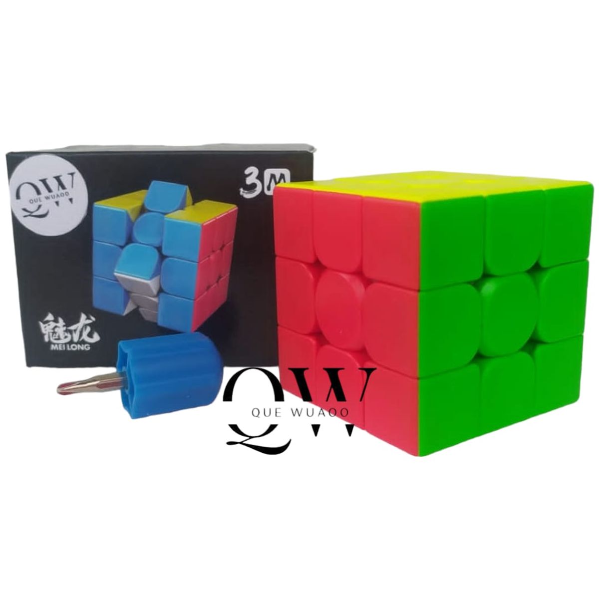 MOYU - Cubo Rubik 3x3 Moyu 3M Meilong Magnético