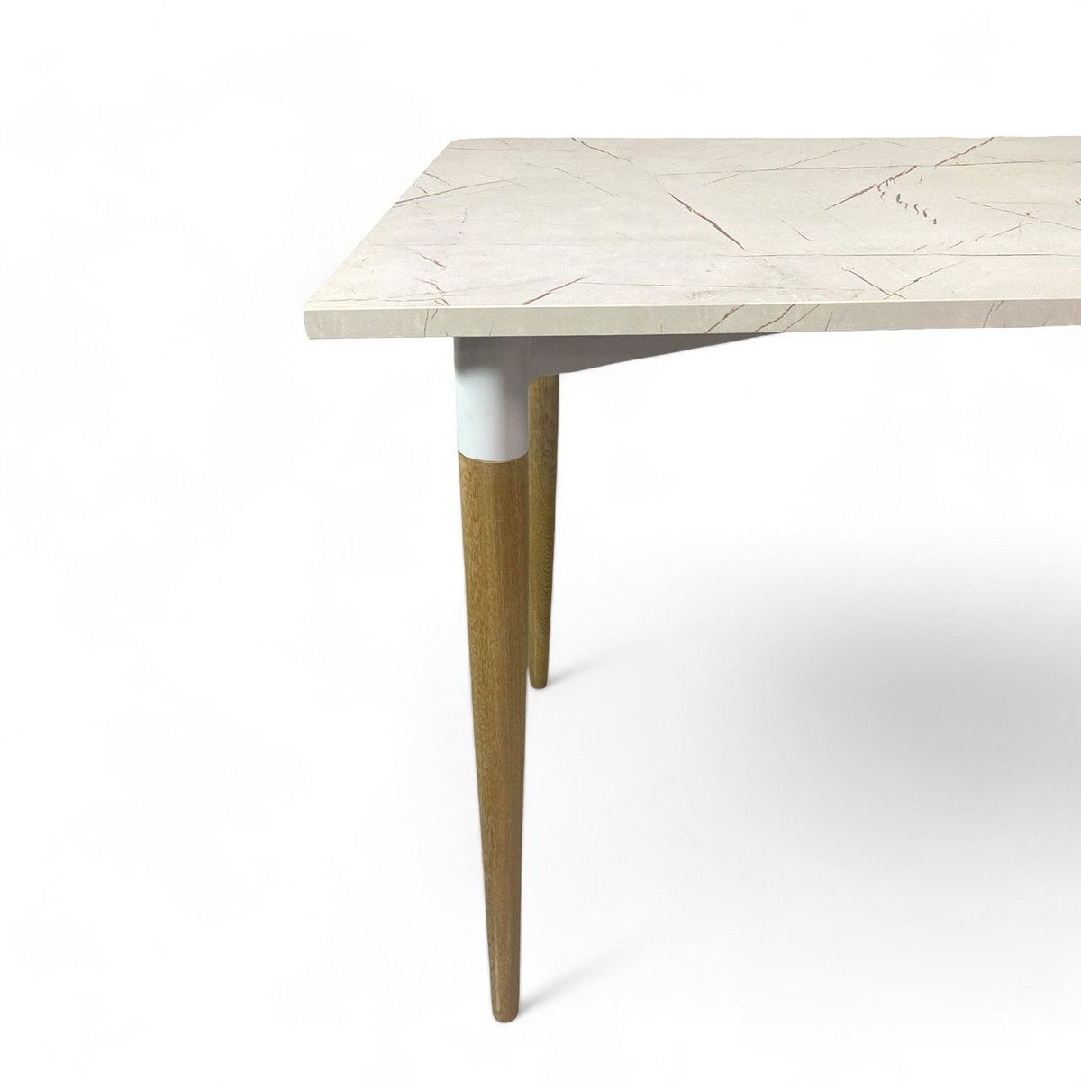 EKONOMODO COLOMBIA - COMEDOR HABY + 4 SILLAS EAMES BOTONES CAFÉ
