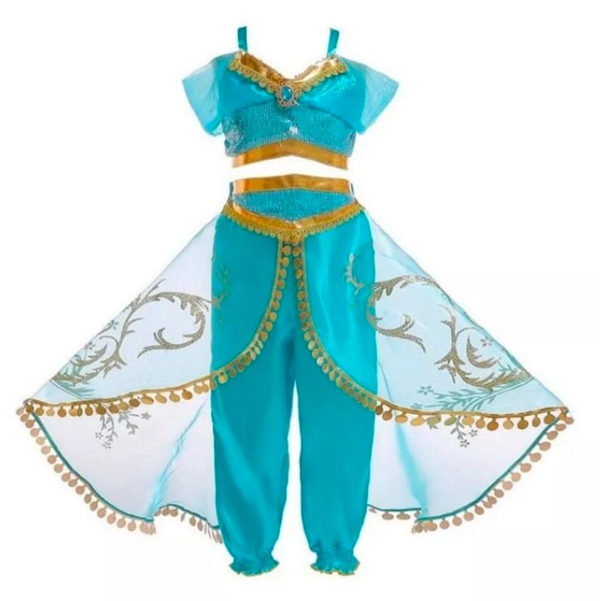 GENERICO - Disfraz Jazmin niña talla 4 disfraz princesa Jasmine