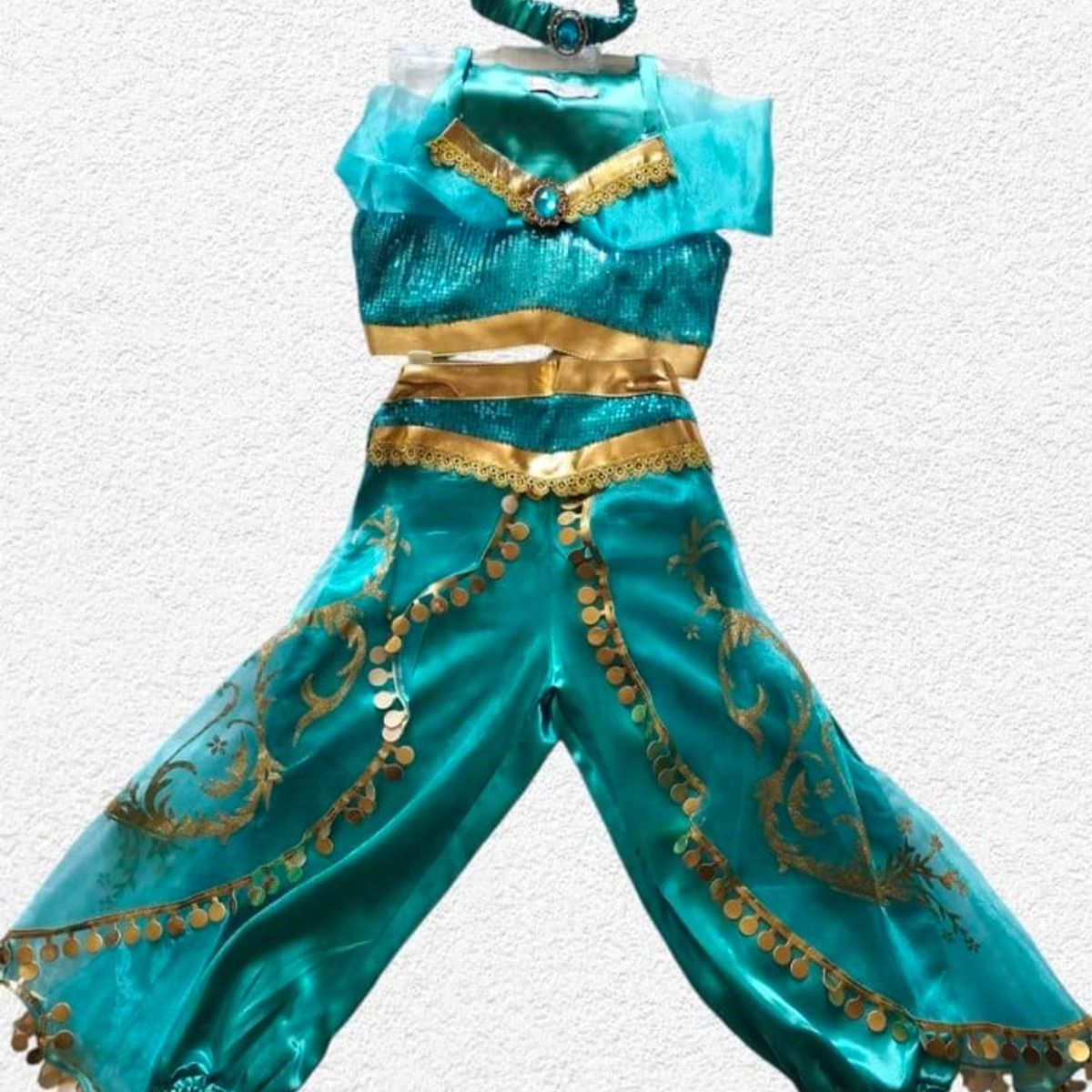 GENERICO - Disfraz Jazmin niña talla 4 disfraz princesa Jasmine