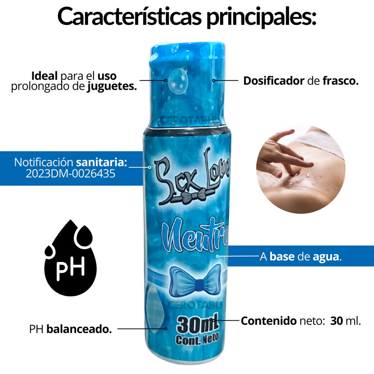 GENERICO - Funda Para El Pene Condon Con Textura + Lubricante Neutro