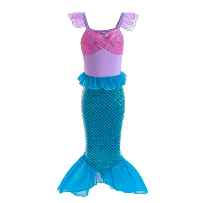 GENERICO - Disfraz sirena niña talla 2-3 disfraz sirenita ariel
